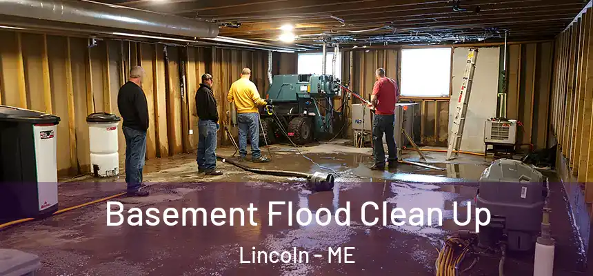 Basement Flood Clean Up Lincoln - ME