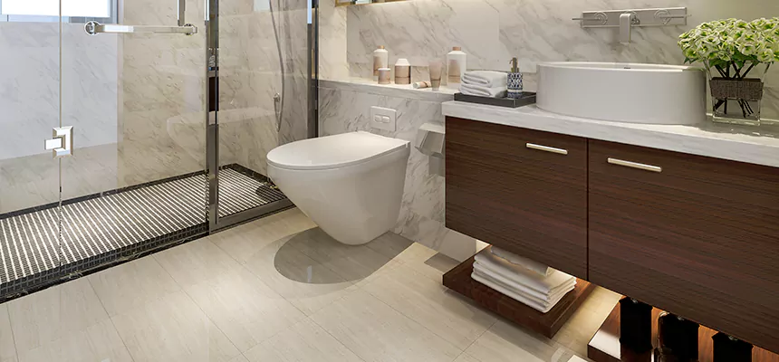 Burst Pipe Bathroom Cleanup in Lincoln